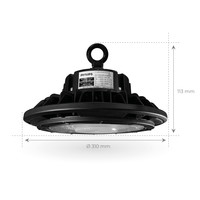 Beleuchtungonline LED Hallenstrahler 150W - Philips Driver - 120° - 160lm/W - 6000K - IP65 - Dimmbar - 5 Jahre Garantie