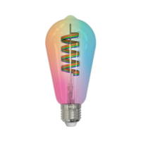 Ledvion Smart RGB+1800K E27 LED Lampe Filament - Wifi - Dimmbar - 5W