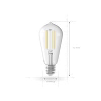 Ledvion Ledvion Dimmbare E27 LED Lampe Filament - 4.5W - 2300K - 470 Lumen
