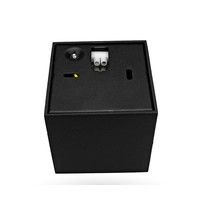 LED Aufbaustrahler Schwarz Verstellbar Quadrat Beleuchtungonline LED Aufbaustrahler Schwarz Verstellbar Quadrat