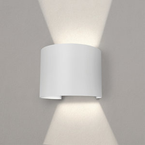 Ledvion Dimmbare LED Wandleuchte Rund Weiß - Beidseitig - 3000K - 7W Dimmbare LED Wandleuchte Rund Weiß - Beidseitig - 3000K - 7W