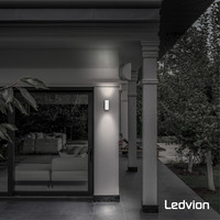 Ledvion LED Wandleuchte - Cube Weiß - Beidseitig - IP54