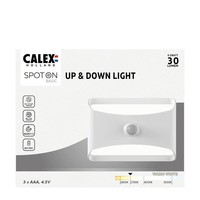 Calex Calex LED Wandleuchte Kabellos  - Beidseitig - Mit Bewegungssensor - 2700K - Batterie