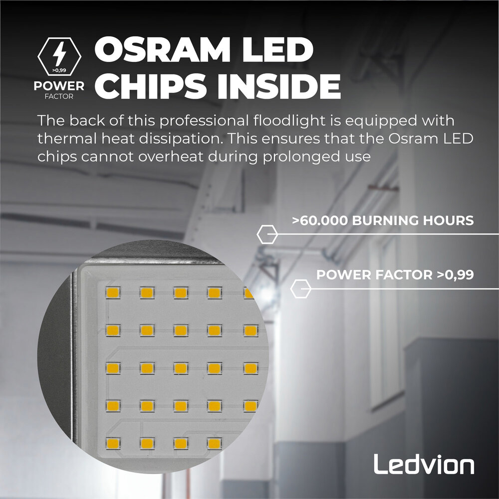 Ledvion Osram LED Fluter 50W – 6000 Lumen – 4000K