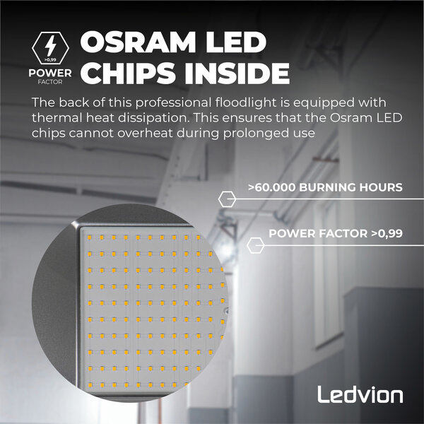 Ledvion Osram LED Fluter 200W – 24000 Lumen – 4000K