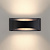LED Wandleuchte - Atlas - schwarz - 3000K - 6W