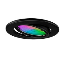 LED Einbaustrahler Schwarz - Smart WiFi - Dimmbar - RGBWW Beleuchtungonline LED Einbaustrahler Schwarz - Smart WiFi - Dimmbar - RGBWW