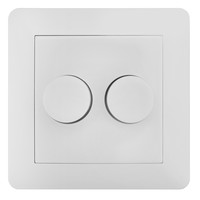 Ledvion Abdeckschalter Doppeldimmer Dimmerknopf  - Drücken / Drehen