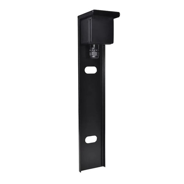 Niko Aussensteckdose mit Niko Schaltmaterial - 1 Steckdose – 1 Kabelverschraubung – IP55 - 65cm