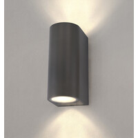 Ledvion LED Wandleuchte - Rund - Anthrazit - Beidseitig - 3W - 2700K