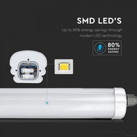 IP65 LED Feuchtraumleuchte 120 cm - 36W - 4320 Lumen - 6400K - Verlinkbar V-TAC IP65 LED Feuchtraumleuchte 120 cm - 36W - 4320 Lumen - 6400K - Verlinkbar