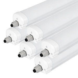 6-Pack LED Feuchtraumleuchten IP65 - 120 cm - 36W - 4320 Lumen - 6400K - Verlinkbar