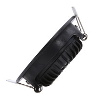 LED Einbaustrahler Schwarz - 5W - IP54 - 2700K - Neigbar EcoDim LED Einbaustrahler Schwarz - 5W - IP54 - 2700K - Neigbar