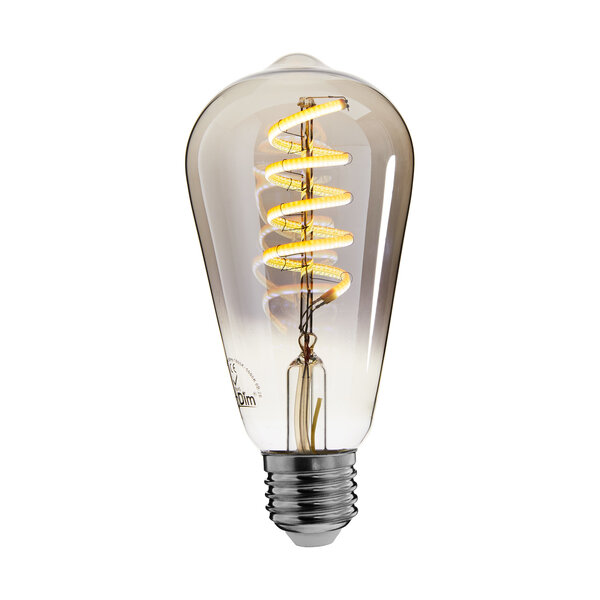 EcoDim Smart E27 LED Lampe Filament Ø64 - 5W - 1800K-5000K - 300 Lumen
