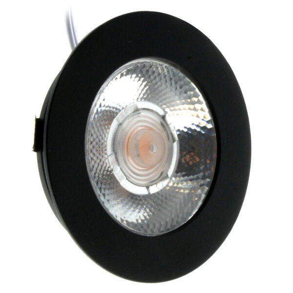EcoDim LED Einbaustrahler Schwarz - 3W - IP54 - 2700K