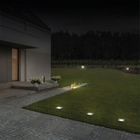 IP65 LED Bodeneinbaustrahler Quadrat - GU10 Beleuchtungonline IP65 LED Bodeneinbaustrahler Quadrat - GU10