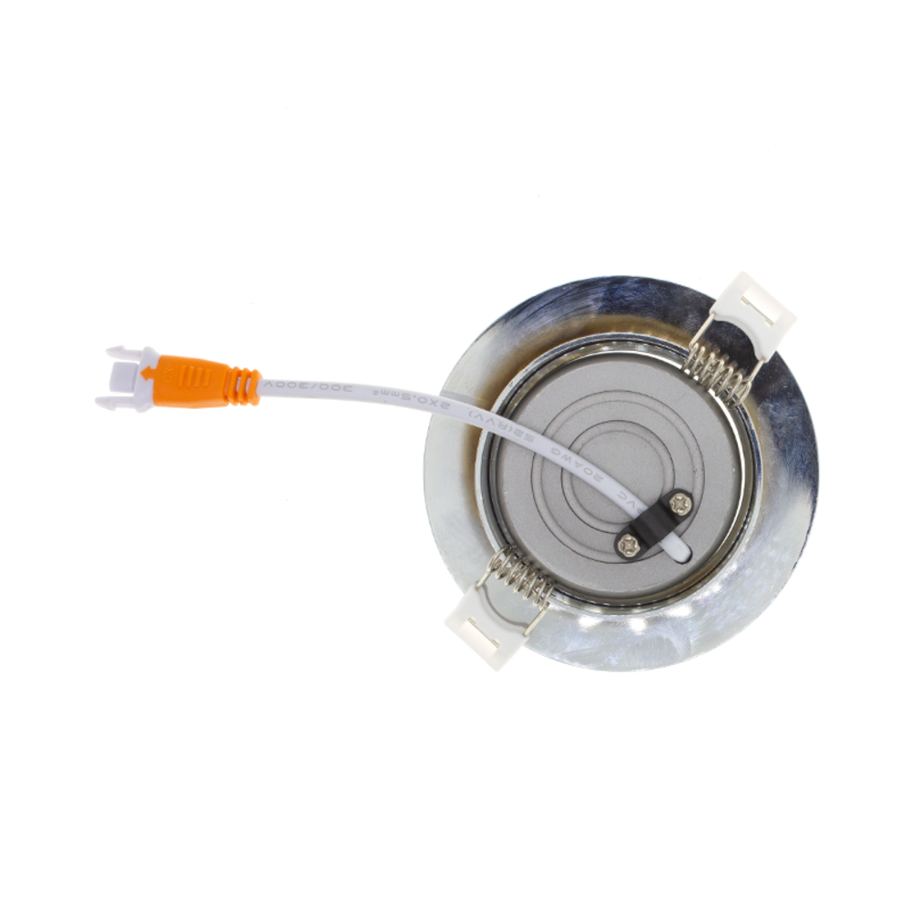 Beleuchtungonline LED Einbaustrahler Silber - 6W - IP44 - 2700K - Dimmbar