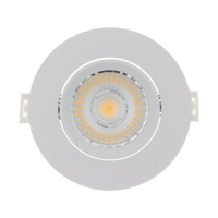 LED Einbaustrahler Weiß - 6W - IP44 - 2700K/3000K - Dimmbar - 3 Pack Beleuchtungonline LED Einbaustrahler Weiß - 6W - IP44 - 2700K/3000K - Dimmbar - 3 Pack