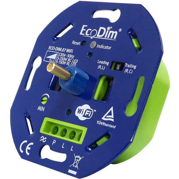 EcoDim Smart LED Dimmer Einbau 0-250W - Phasen an und abschnitt