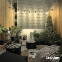 6x Dimmbare E27 LED Lampe Filament - 3.5W - 2700K - 250 Lumen Ledvion 6x Dimmbare E27 LED Lampe Filament - 3.5W - 2700K - 250 Lumen