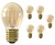6x Dimmbare E27 LED Lampe Filament - 3.5W - 2100K - 250 Lumen