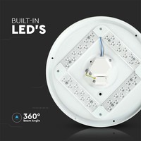 LED Deckenleuchte - 12W - Lichtfarbe einstellbar - IP20 - 1200 Lumen - Ø26 cm Beleuchtungonline LED Deckenleuchte - 12W - Lichtfarbe einstellbar - IP20 - 1200 Lumen - Ø26 cm