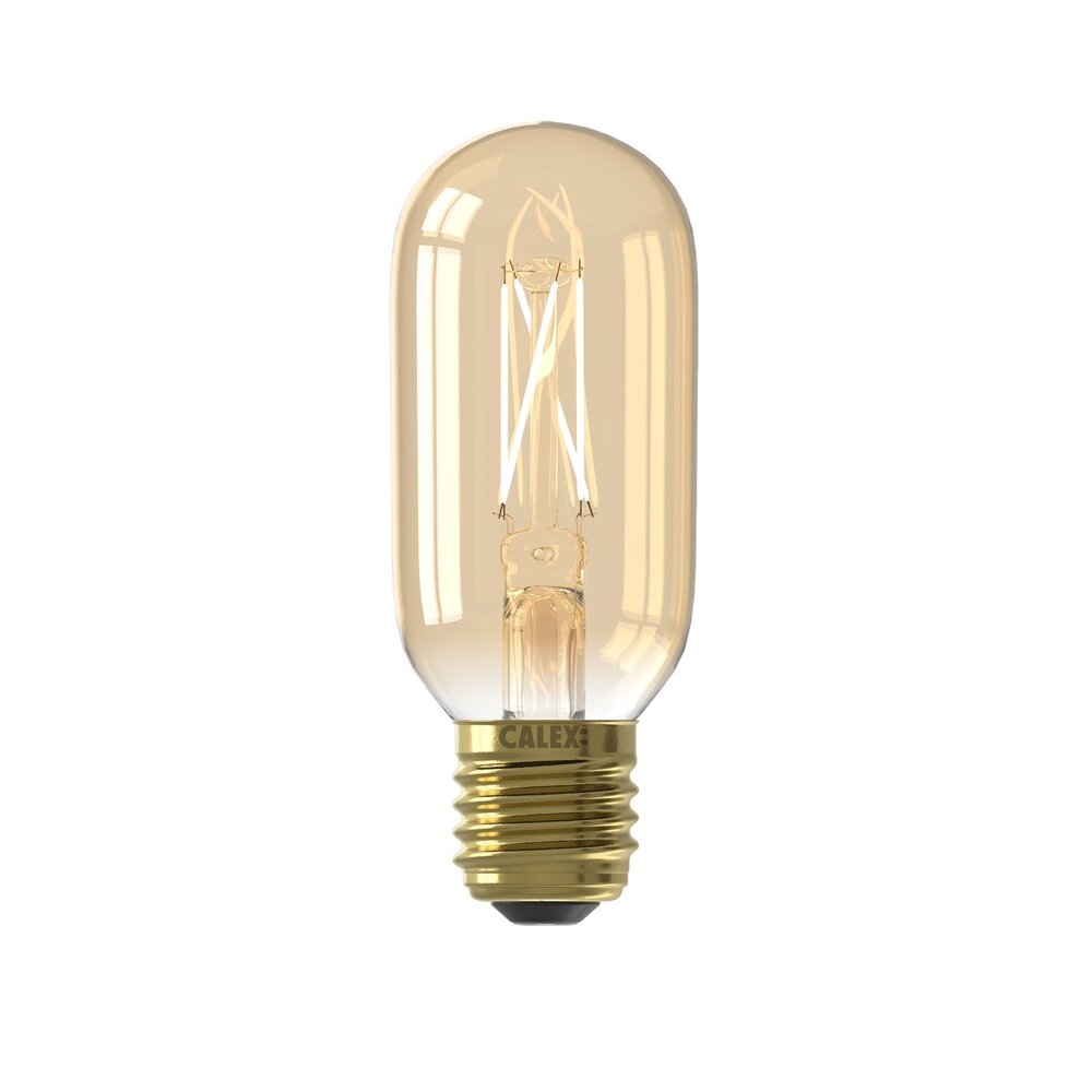 Calex Calex Tubular LED Lampe Warm Ø45 - E27 - 250 Lm - Gold - Vintage Lampe
