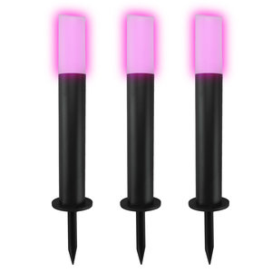 Ledvion SMART LED Gartenlampen Stehend - RGB+3000K - IP44 - Smart Pole Lighting - Schwarz SMART LED Gartenlampen Stehend - RGB+3000K - IP44 - Smart Pole Lighting - Schwarz