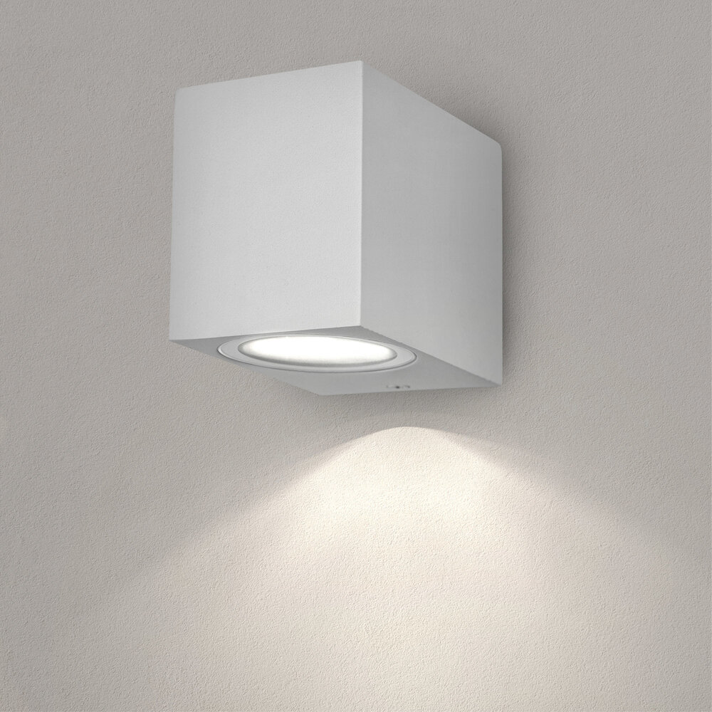 Ledvion LED Wandleuchte - San Diego - IP54 - GU10 Fassung - Weiß