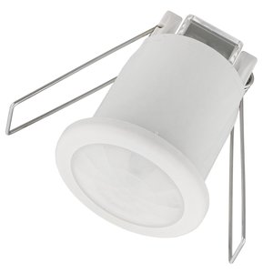 Ledvion Weißer Einbau Bewegungssensor 360° mit Dämmerungsschalter 8M Reichweite Weißer Einbau Bewegungssensor 360° mit Dämmerungsschalter 8M Reichweite