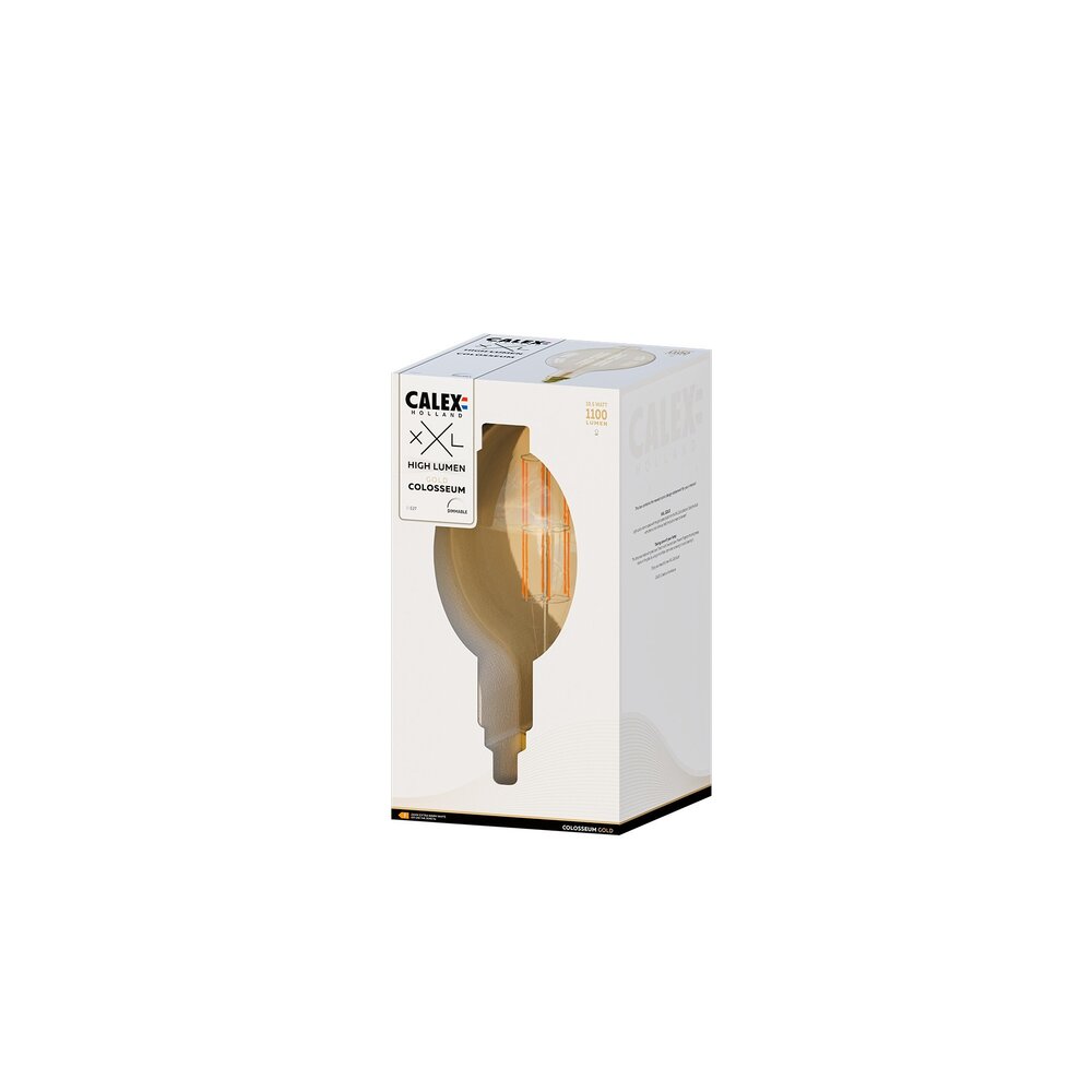 Calex Calex Giant Colosseum LED Filament - E27 - 1100 Lm - Gold - Vintage Lampe