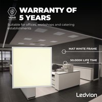 Lumileds LED Panel 60x60 - 40W - 3000K - 4000 Lumen (100lm/W) - 5 Jahre Garantie Ledvion Lumileds LED Panel 60x60 - 40W - 3000K - 4000 Lumen (100lm/W) - 5 Jahre Garantie