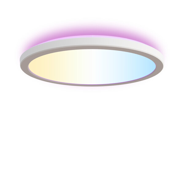 Calex Calex Smart LED Deckenleuchte Halo - Weiß - 22W - RGB+CCT - Ø295 cm