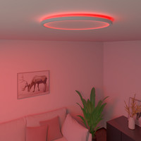 Calex Calex Smart LED Deckenleuchte Halo - Weiß - 25W - RGB+CCT - Ø395 cm