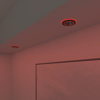 Calex Calex Smart LED Einbaustrahler Halo - Schwarz - 6.5W - RGB+CCT - Ø94 cm