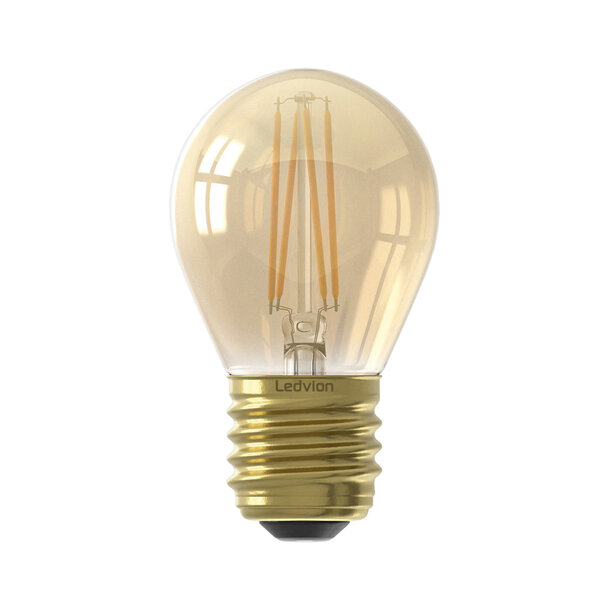 Ledvion E27 LED Lampe Filament - 1W - 2100K - 50 Lumen - Gold