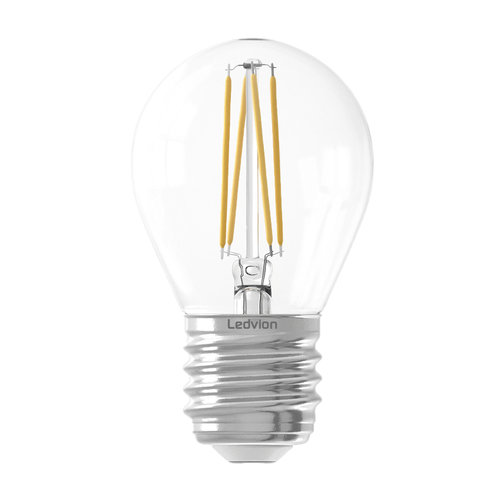 Ledvion E27 LED Lampe Filament - 1W - 2100K - 50 Lumen - Clear