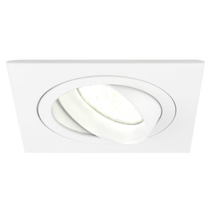 Ledvion Dimmbare LED Einbaustrahler Weiß - Sevilla - 5W - 4000K - 92mm - Quadrat Dimmbare LED Einbaustrahler Weiß - Sevilla - 5W - 4000K - 92mm - Quadrat