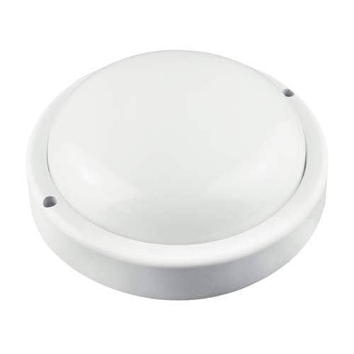 Beleuchtungonline Bulleye LED Wandleuchte Weiß - 8W - 900 Lumen - IP54 - Rund