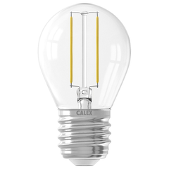 Calex Spherical LED Lamp Filament - E27 - 250 Lm - Zilver