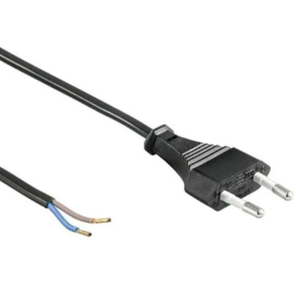 Beleuchtungonline Netzkabel 1,5m 220V + Euro Stecker