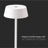 LED Tischlampe - 2W - 3000K - IP54 - Per Touch dimmbar - Wiederaufladbar Beleuchtungonline LED Tischlampe - 2W - 3000K - IP54 - Per Touch dimmbar - Wiederaufladbar