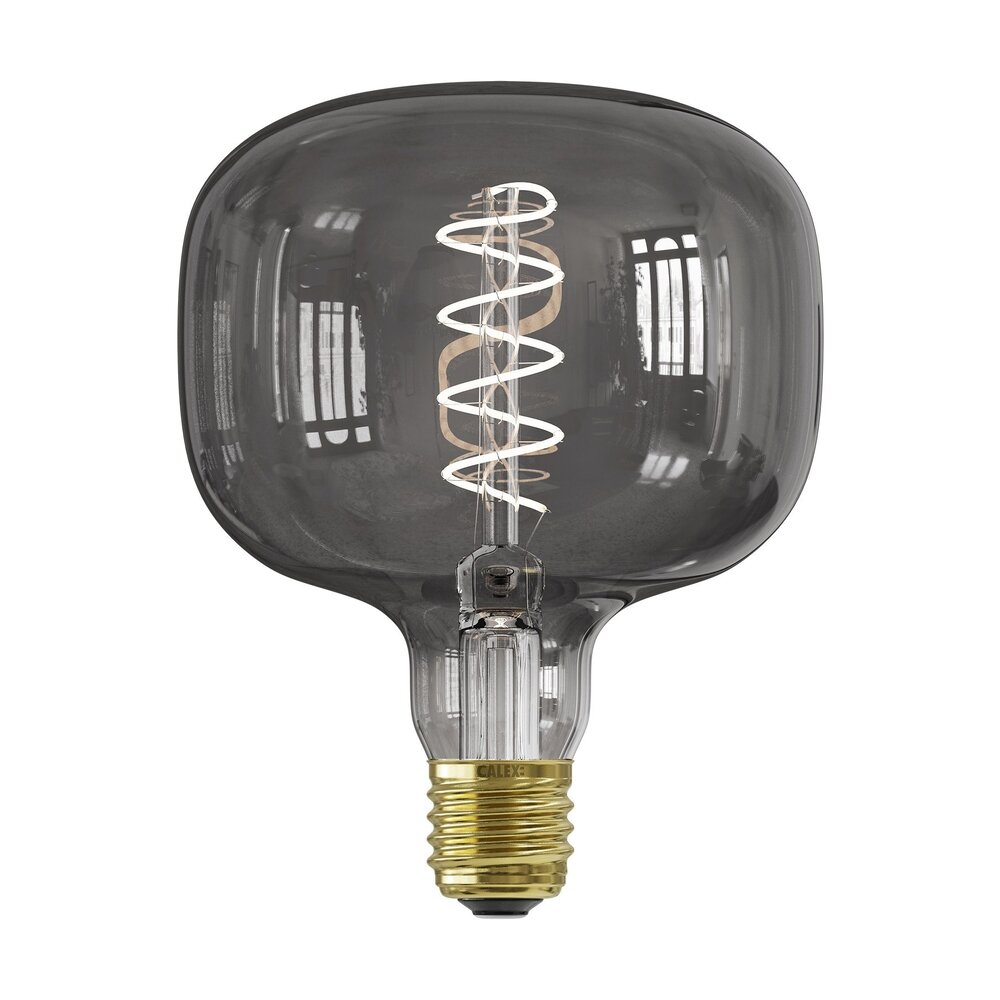 Calex Calex Rondo Smokey LED Lampe - E27 - 40 Lm - Vintage Lampe