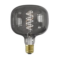 Calex Calex Rondo Smokey LED Lampe - E27 - 40 Lm - Vintage Lampe