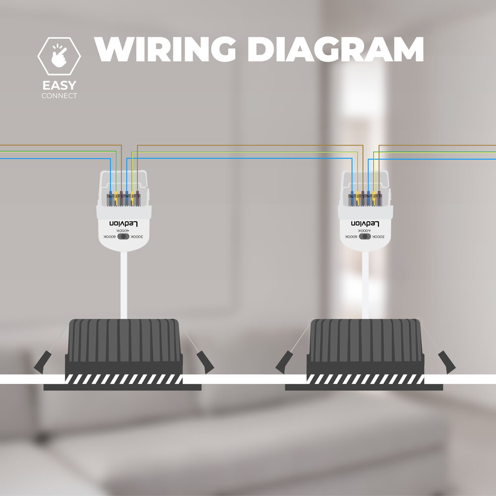 Ledvion Dimmbare LED Einbaustrahler Schwarz - IP65 - 7W - CCT - 5 Jahre Garantie - Geeignet für das Badezimmer