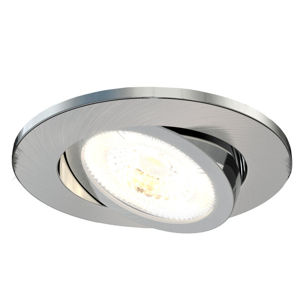 Ledvion Dimmbare LED Einbaustrahler Edelstahl - IP65 - 7W - CCT - 5 Jahre Garantie - Geeignet für das Badezimmer