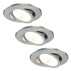 Dimmbare LED Einbaustrahler - IP65 - 7W - CCT - ø90mm - 5 Jahre Garantie - 3 Pack