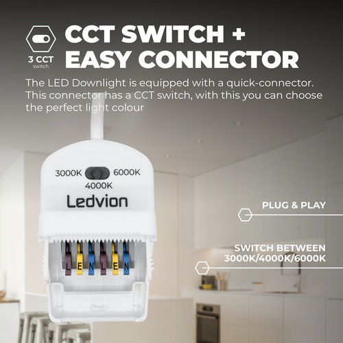 Ledvion Dimmbare LED Einbaustrahler Edelstahl - IP65 - 7W - CCT - 5 Jahre Garantie - Geeignet für das Badezimmer