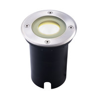 Ledvion LED Bodeneinbaustrahler Rund - IP67 - 3W - 4000K - 1m Kabel
