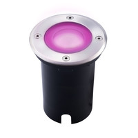 Smart LED Bodeneinbaustrahler Rund - IP67 - 5W - RGBWW - 1m Kabel Ledvion Smart LED Bodeneinbaustrahler Rund - IP67 - 5W - RGBWW - 1m Kabel